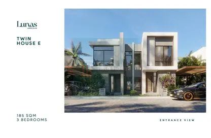 Twin House - 3 Bedrooms - 4 Bathrooms for sale in Azha North - Ras Al Hekma - North Coast