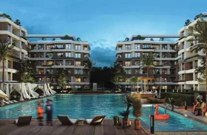 Apartment - 3 Bedrooms - 2 Bathrooms for sale in Green Residence 1 - 7th District - Sheikh Zayed City - Giza