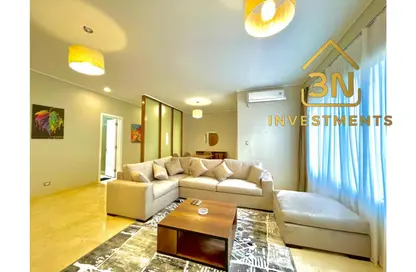 Apartment - 2 Bedrooms - 2 Bathrooms for rent in Palm Hills Village Gate - South Investors Area - New Cairo City - Cairo