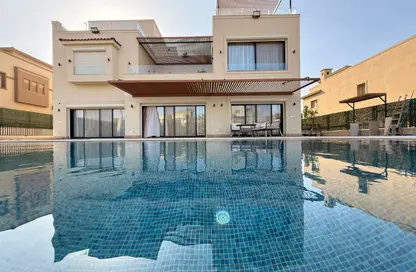 فيلا - 7 غرف نوم - 6 حمامات للايجار في بالم هيلز قطامية - كمبوندات القطامية - القطامية - مدينة القاهرة الجديدة - القاهرة