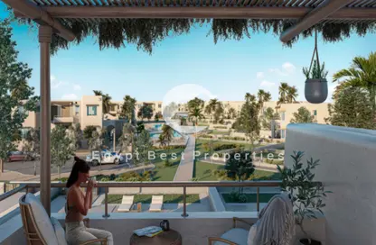 Chalet - 3 Bedrooms - 4 Bathrooms for sale in Hacienda Waters - Qesm Ad Dabaah - North Coast