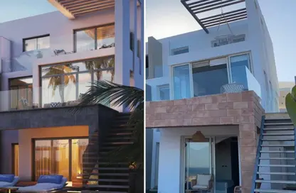 Twin House - 4 Bedrooms - 3 Bathrooms for sale in The Groove - Al Ain Al Sokhna - Suez