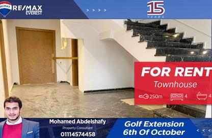 Twin House - 4 Bedrooms - 4 Bathrooms for rent in Palm Hills Golf Extension - Al Wahat Road - 6 October City - Giza