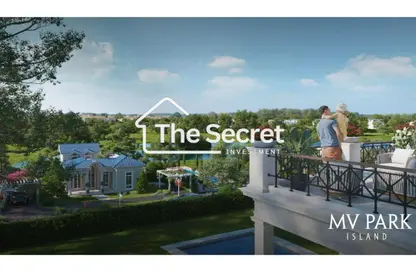 iVilla - 3 Bedrooms - 4 Bathrooms for sale in Lagoon Beach Park - 5th Settlement Compounds - The 5th Settlement - New Cairo City - Cairo