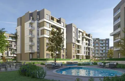 Apartment - 3 Bedrooms - 3 Bathrooms for sale in Jiran Residence - Hadayek October - 6 October City - Giza