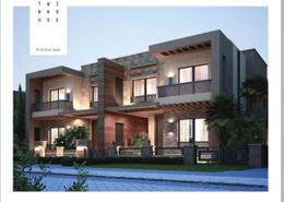 Twin House - 3 bedrooms - 6 bathrooms for للبيع in New Giza - Cairo Alexandria Desert Road - 6 October City - Giza