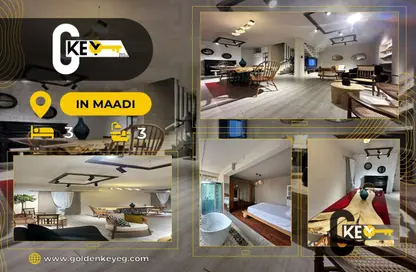 Villa - 3 Bedrooms - 3 Bathrooms for rent in Sarayat Al Maadi - Hay El Maadi - Cairo