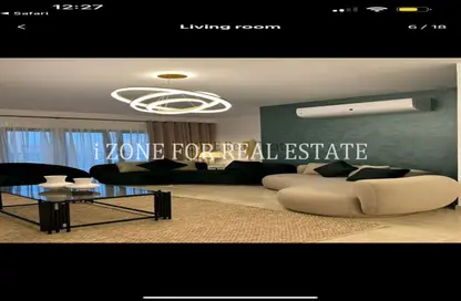 شقة - 3 غرف نوم - 2 حمامات للايجار في مون ريزيدنس - فيفث سكوير - التجمع الخامس - مدينة القاهرة الجديدة - القاهرة