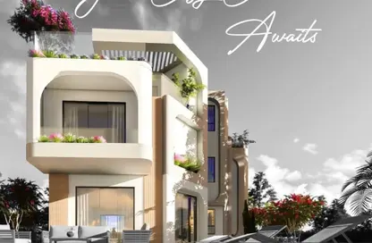 Twin House - 6 Bedrooms - 4 Bathrooms for sale in Hood 2 St. - Green Belt - 6 October City - Giza