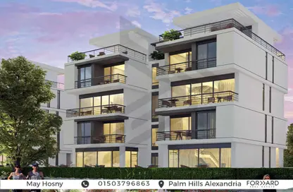 شقة - 3 غرف نوم - 3 حمامات للبيع في بالم هيلز - كمبوندات الاسكندرية - الاسكندرية