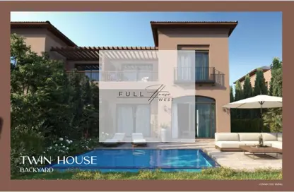 Twin House - 3 Bedrooms - 4 Bathrooms for sale in Village West - Sheikh Zayed Compounds - Sheikh Zayed City - Giza