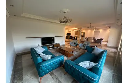 Villa - 4 Bedrooms - 6 Bathrooms for rent in Aswar Residence - 5th Settlement Compounds - The 5th Settlement - New Cairo City - Cairo