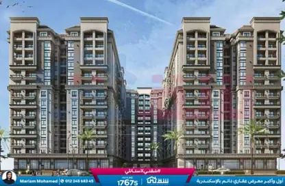 شقة - 3 غرف نوم - 2 حمامات للبيع في مروج - سموحة - حي شرق - الاسكندرية