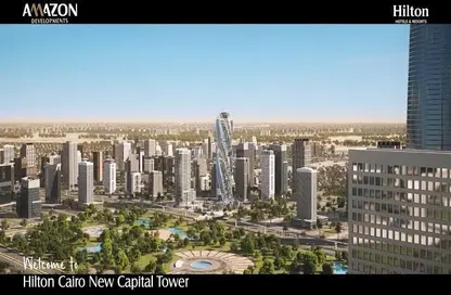 مساحات مكتبية - استوديو - 2 حمامات للبيع في برج كابيتال دايموند - منطقة الأعمال المركزيه - العاصمة الإدارية الجديدة - القاهرة