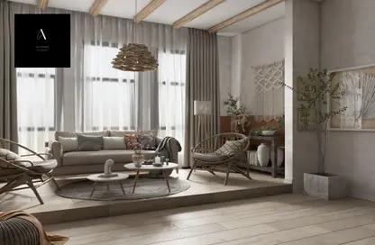 Chalet - 2 Bedrooms - 2 Bathrooms for sale in Noll - 5th Settlement Compounds - The 5th Settlement - New Cairo City - Cairo