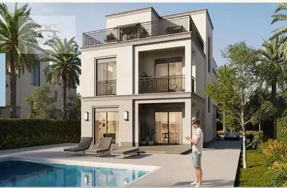 Townhouse - 5 Bedrooms - 5 Bathrooms for sale in Belle Vie - New Zayed City - Sheikh Zayed City - Giza