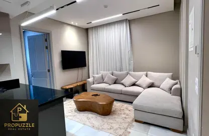 Apartment - 1 Bedroom - 1 Bathroom for rent in Aljazi Marriott Residences - Mohamed Naguib Axis - North Investors Area - New Cairo City - Cairo