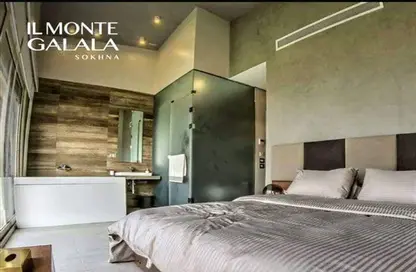 Hotel Apartment - 1 Bedroom - 2 Bathrooms for sale in IL Monte Galala - Al Ain Al Sokhna - Suez