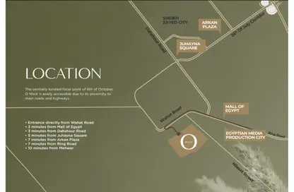 تاون هاوس - 3 غرف نوم - 4 حمامات للبيع في أو ويست - كمبوندات 6 أكتوبر - مدينة 6 أكتوبر - الجيزة