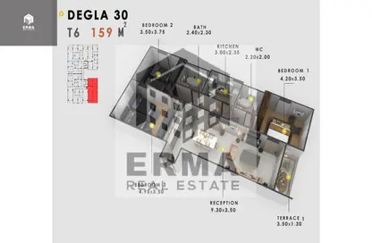 Apartment - 3 Bedrooms - 2 Bathrooms for sale in Sun Gates - Zahraa El Maadi - Hay El Maadi - Cairo
