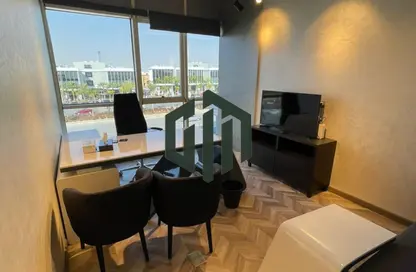 Office Space - Studio - 1 Bathroom for rent in V90 - North Teseen St. - The 5th Settlement - New Cairo City - Cairo