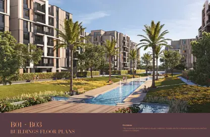 Apartment - 2 Bedrooms - 2 Bathrooms for sale in Swan Lake Residence - 5th Settlement Compounds - The 5th Settlement - New Cairo City - Cairo