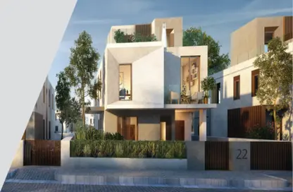 Townhouse - 4 Bedrooms - 3 Bathrooms for sale in Westown - Sheikh Zayed Compounds - Sheikh Zayed City - Giza