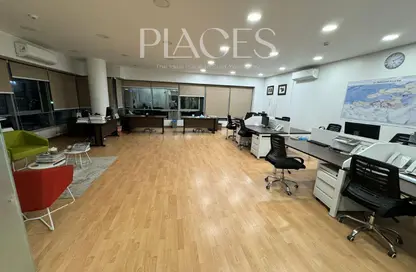 Office Space - Studio - 2 Bathrooms for rent in Bank Center Street - South Teseen St. - The 5th Settlement - New Cairo City - Cairo