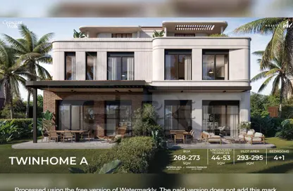 Townhouse - 3 Bedrooms - 3 Bathrooms for sale in Crescent Walk - 5th Settlement Compounds - The 5th Settlement - New Cairo City - Cairo