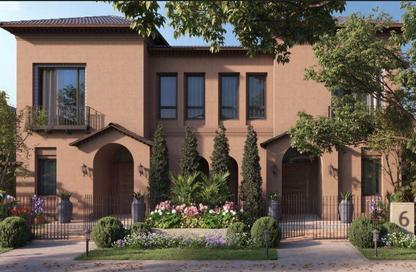 Twin House - 4 Bedrooms - 5 Bathrooms for sale in Village West - Sheikh Zayed Compounds - Sheikh Zayed City - Giza
