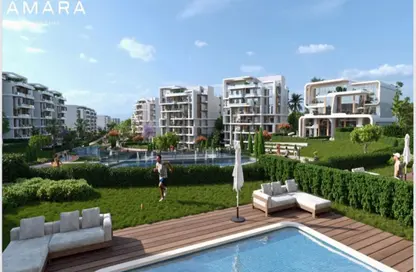 شقة - 2 غرف نوم - 2 حمامات للبيع في امارة - حى اللوتس - مدينة القاهرة الجديدة - القاهرة