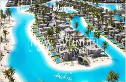 شاليه - 3 غرف نوم - 3 حمامات للبيع في ازها الساحل الشمالي - راس الحكمة - الساحل الشمالي