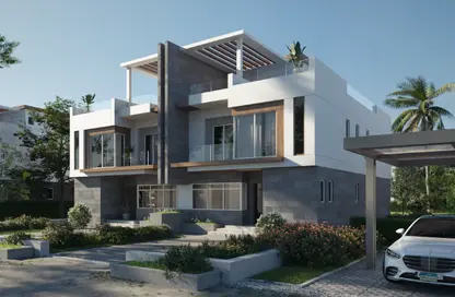 Villa - 5 Bedrooms - 5 Bathrooms for sale in Upville - Cairo Alexandria Desert Road - 6 October City - Giza