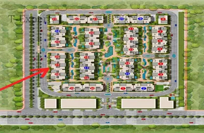 Apartment - 3 Bedrooms - 3 Bathrooms for sale in Jadie Residence - The 3rd Settlement - New Cairo City - Cairo