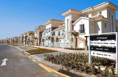 Villa - 4 Bedrooms - 3 Bathrooms for sale in Al Maqsad - New Capital Compounds - New Capital City - Cairo