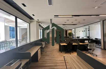Office Space - Studio - 2 Bathrooms for rent in Bank Center Street - South Teseen St. - The 5th Settlement - New Cairo City - Cairo