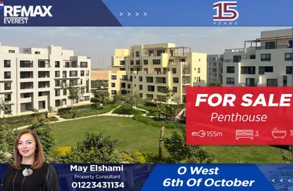 Penthouse - 3 Bedrooms - 3 Bathrooms for sale in O West - 6 October Compounds - 6 October City - Giza