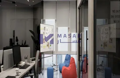 Office Space - Studio - 1 Bathroom for rent in Bank Center Street - South Teseen St. - The 5th Settlement - New Cairo City - Cairo