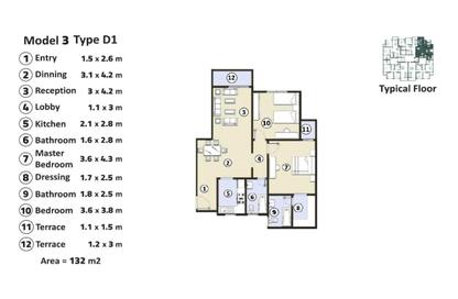 Apartment - 2 Bedrooms - 2 Bathrooms for sale in Bait Alwatan - New Obour City - Qalyubia
