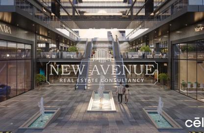 Office Space - Studio - 1 Bathroom for sale in V90 - North Teseen St. - The 5th Settlement - New Cairo City - Cairo