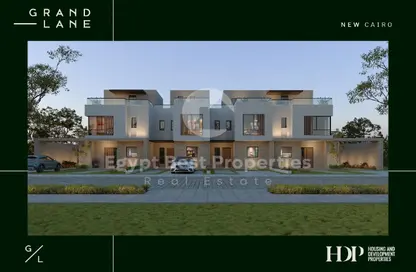 Townhouse - 3 Bedrooms - 4 Bathrooms for sale in Palm Hills New Cairo - 5th Settlement Compounds - The 5th Settlement - New Cairo City - Cairo