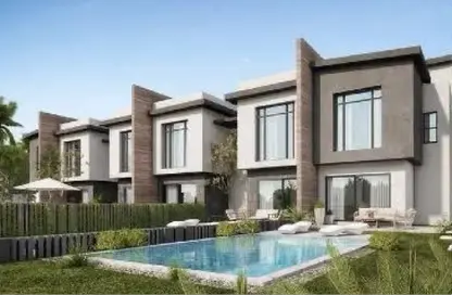 Townhouse - 4 Bedrooms - 4 Bathrooms for sale in Creek Town - The 1st Settlement - New Cairo City - Cairo