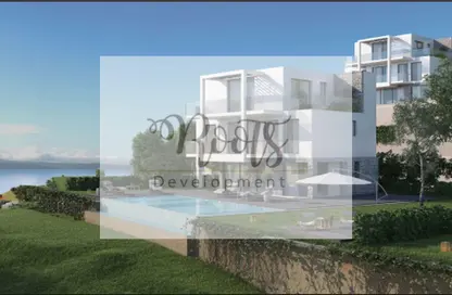 Twin House - 3 Bedrooms - 4 Bathrooms for sale in IL Monte Galala - Al Ain Al Sokhna - Suez
