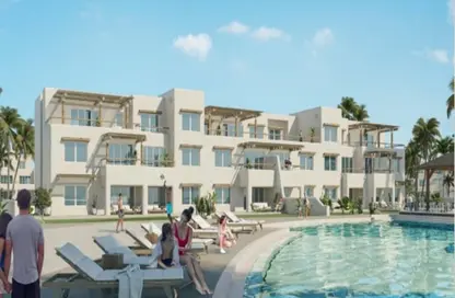 Penthouse - 2 Bedrooms - 2 Bathrooms for sale in Hacienda West - Ras Al Hekma - North Coast