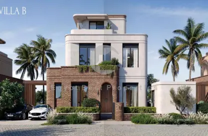 Villa - 6 Bedrooms - 7 Bathrooms for sale in Crescent Walk - 5th Settlement Compounds - The 5th Settlement - New Cairo City - Cairo