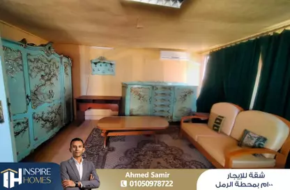 شقة - 2 غرف نوم - 1 حمام للايجار في شارع صلاح سالم - محطة الرمل - حي وسط - الاسكندرية