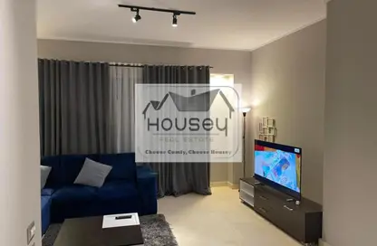 Apartment - 1 Bedroom - 1 Bathroom for rent in Palm Hills Village Gate - South Investors Area - New Cairo City - Cairo