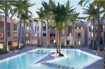 Twin House - 3 Bedrooms - 4 Bathrooms for sale in Al Gouna Club Road - Al Gouna - Hurghada - Red Sea