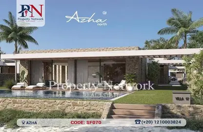 Chalet - 2 Bedrooms - 3 Bathrooms for sale in Azha North - Ras Al Hekma - North Coast