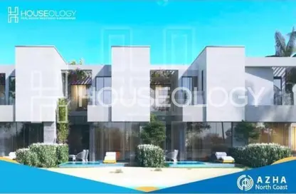 Chalet - 3 Bedrooms - 2 Bathrooms for sale in Azha North - Ras Al Hekma - North Coast